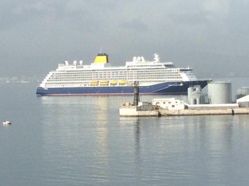 This is the cruiseship that was not allowed to berth at Gibraltar